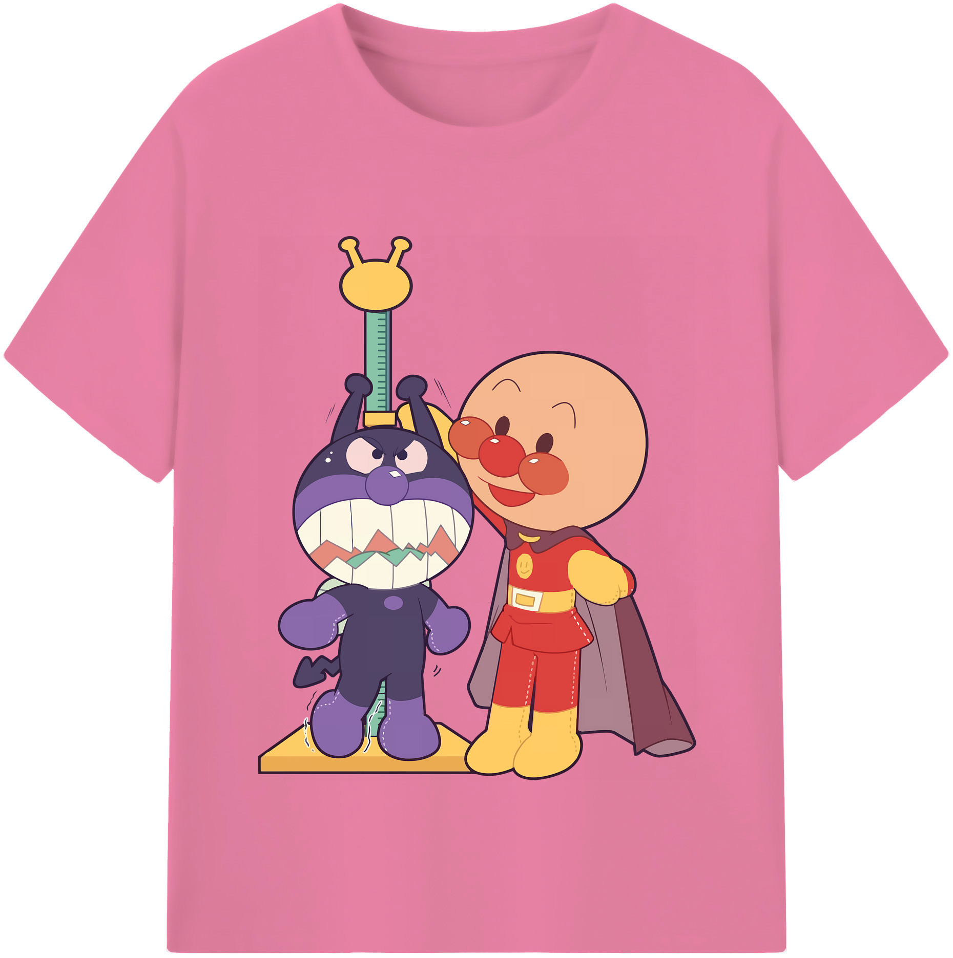 （画像用） アンパンマン Anpanman 綿100％半袖Tシャツ（フロントプリント）